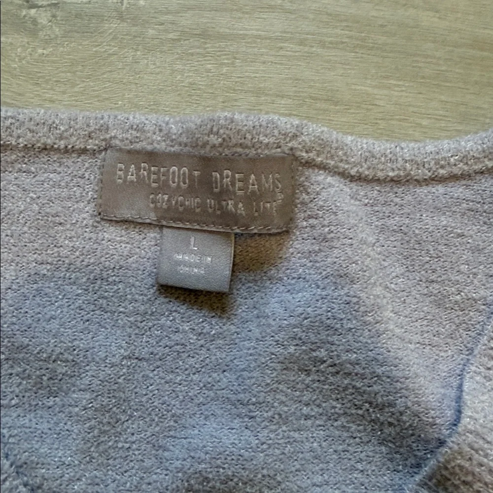 Barefoot Dreams V-Neck Sweater - Soft Lavender - Picture 2 of 5